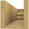 Ekena Millwork 6in. W x 6in. H x 24in. L Ridgewood Woodgrain TimberThane Rafter Tail, Primed Tan RFTUR06X06X24RIDRCPR - alternate 3
